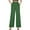 Green, variant on Leesechin Women's Wide Leg Pants Elastic High Waisted Waffle Knit Casual Palazzo Pants Trousers with Pockets