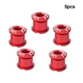 thumbnail image 3 of Becaristey 5 Pièces Vélo Tige Boulons Fiables Résistant à l'Usure Universelles Vis de Machine VTT Vélo Accessoires pour Pédalier Double Plaque Rouge 1Set, 3 of 6