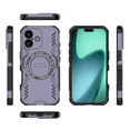 thumbnail image 4 of Funda GANGXUN para iPhone 17 , magnética, resistente a golpes, con soporte, unisex, carga inalámbrica, 4 of 4