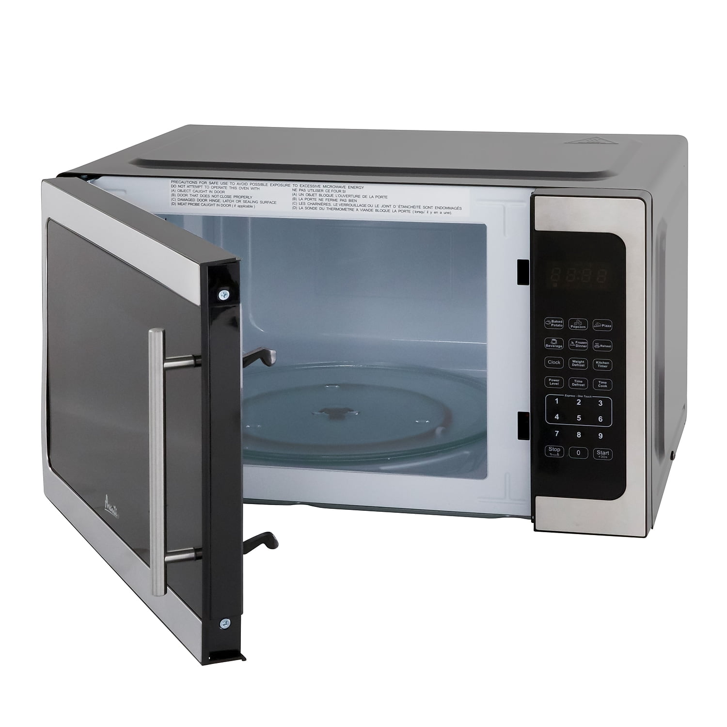 Avanti 1.5 Cubic Foot Countertop Microwave 1000W (MT115V3S) MT150V3S — Residential Use, Standard Application