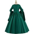 thumbnail image 5 of Women’s Anne Boleyn Tudor Queen Renaissance Elizabethan Style Ball Gown Dress Set, 5 of 6