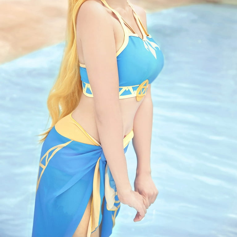 Princess Zelda Costume Swimsuits - The Legend of Zelda Cosplay Bathing Suit