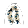 thumbnail image 3 of Tibetan Blue Artificial Maple Leaf Vines, White and Navy Plastic Hanging Fall Leaf Garland, 175cm Long Staircase, Dining Table, Fireplace All Season Decoration, 3 of 7