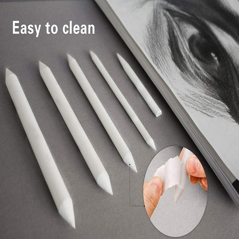 13 PCS Blending Stumps and Tortillions Paper Art Blenders with Sandpaper  Pencil Sharpener Pointer for Student Artist Charcoal Sketch Drawing Tools 