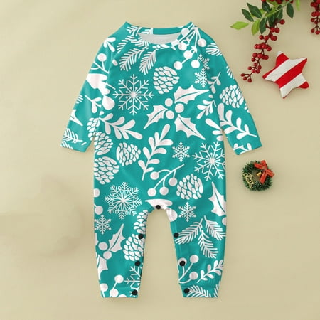 

NEGJ Christmas Family Clothing Pajama Set Baby Style