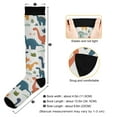 thumbnail image 3 of FORMRS Womens Knee High Socks Casual Long Thick Travel Daily Wear, 1 Pair, Dinosaur Pattern, 3 of 6