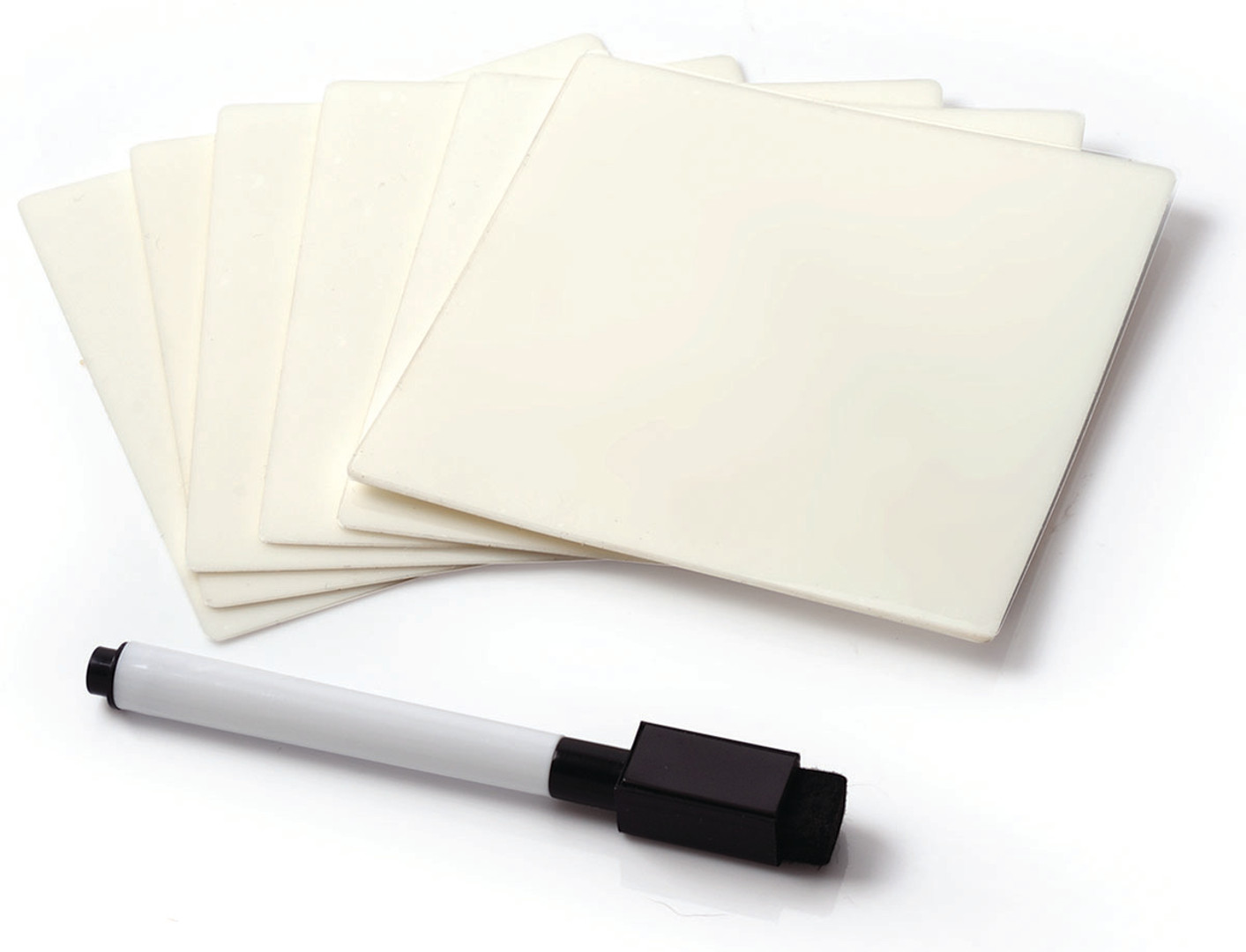 6 Pack Dry Erase Sticky Notes Reminders Rewritable And Removable With