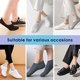 thumbnail image 5 of Calcetines deportivos antideslizantes para mujer, de corte bajo y estilo náutico, 5 of 5