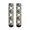 Black Marble Pattern-1, variant on Blue Marble Pattern Men's Mid-calf Crew Socks, Everyday Trainer Socks with Reinforced Heel & Toe, Soft Stretchy Gifts Ideas for Men Adults