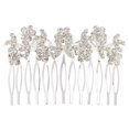 thumbnail image 2 of de material cristal Para El Cabello Clip Diapositiva Novia Damas Accesorio Joyería BLESIY Accesorio para el cabello de la novia, 2 of 8