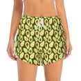 thumbnail image 2 of Goofa Avocado Printed Women 2 in 1 Running Shorts,Quick Dry Athletic Workout Shorts,High Waisted Athletic Shorts with Liner Pockets-X-Large, 2 of 9