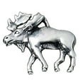 thumbnail image 1 of Sterling Silver 20" 1.2mm Box Chain Bull Moose Pendant Necklace, 1 of 2