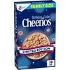 Birthday Cake Cheerios Breakfast Cereal, Gluten Free, Family Size, 19 oz