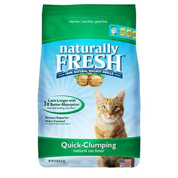 EcoShell, Purr & Simple 14 lbs Naturally Fresh WalnutBased Quick