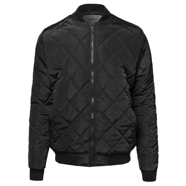 FashionOutfit - FashionOutfit Men's Classic Quilted Padded Bomber ...