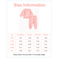 thumbnail image 2 of 18 Months Baby Girls Clothes 24 Months Girl 2PCS Fall Winter Outfits Cute Flower Toddler Girls Long Sleeve Sweatshirt Top Pants Clothing Set Pink, 2 of 6