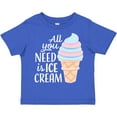 thumbnail image 3 of Inktastic All You Need is Ice Cream with Ice Cream Cone Boys or Girls Toddler T-Shirt, 3 of 5