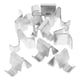 thumbnail image 3 of FELTECHELECTR 20 clips metálicos para estantes, soportes de repuesto para estanterías, hebillas metálicas resistentes para armarios, vitrinas, estanterías y armarios., 3 of 5