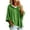 Green, variant on Women's Oversized Hooded Poncho Sweatshirts – Drawstring Short Sleeve Pullover Top with Ribbed Trim, Trendy Casual Loose Sweater, Comfy Soft Outfits for Daily, Lounge & Travel, M
