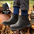 thumbnail image 6 of NORTIV 8 Slip On Work Boots for Men Steel Toe Waterproof Safety Construction Boots for Men, 6 of 6