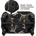thumbnail image 4 of Spandex Travel Luggage Cover,Double-Sided Printed Dinosaur Elastic Washable Stretch Suitcase Protector Anti-Scratch Suitcase Cover Fits 18-32 Inch Luggage For Kid And Adult,M (For 22-24 Inch Luggage), 4 of 6