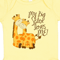 thumbnail image 4 of Inktastic My Big Sister Loves Me Boys or Girls Baby Bodysuit, 4 of 5