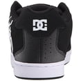 thumbnail image 3 of DC Men's Net Lace-Up Shoe  BLACK/BLACK/WHITE, 3 of 4