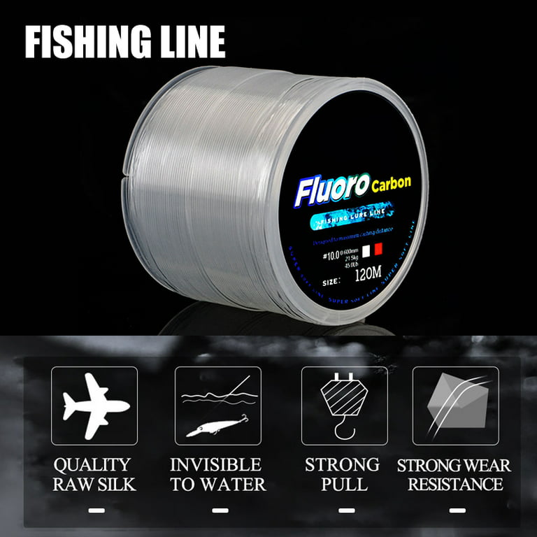 Monofilament Fishing Line Strong Mono Nylon Leader Line Clear Fluorocarbon  Strong Monofilament Fishing Wire For Hanging Decorations Sewing Craft  Balloons 7.0 