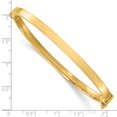 thumbnail image 3 of Leslie's 14K Gold Polished Hinged Bangle Bracelet (Weight: 4.59 Grams, Length: 7 Inches), 3 of 3