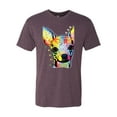 thumbnail image 2 of Wild Bobby Dean Russo Colorful Chihuahua Dog Lover Men Premium Tri Blend Tee, Vintage Purple, Medium, 2 of 5