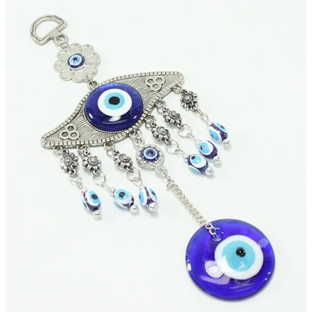 Turkish Blue Evil Eye (Nazar) Amulet Wall Hanging Home Decor Protection Blessing Housewarming Birthday