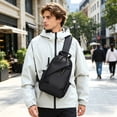 thumbnail image 5 of Crossbody Bags for Women Men Trendy Sling Bag Backpack Casual Chest Bag, 5 of 6