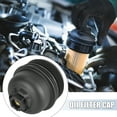 thumbnail image 2 of Car Oil Filter Cap Assembly Housing Replacement for Hyundai Santa FE DM Tucson ix35 for Kia Sportage R 26315-2F001, 2 of 6