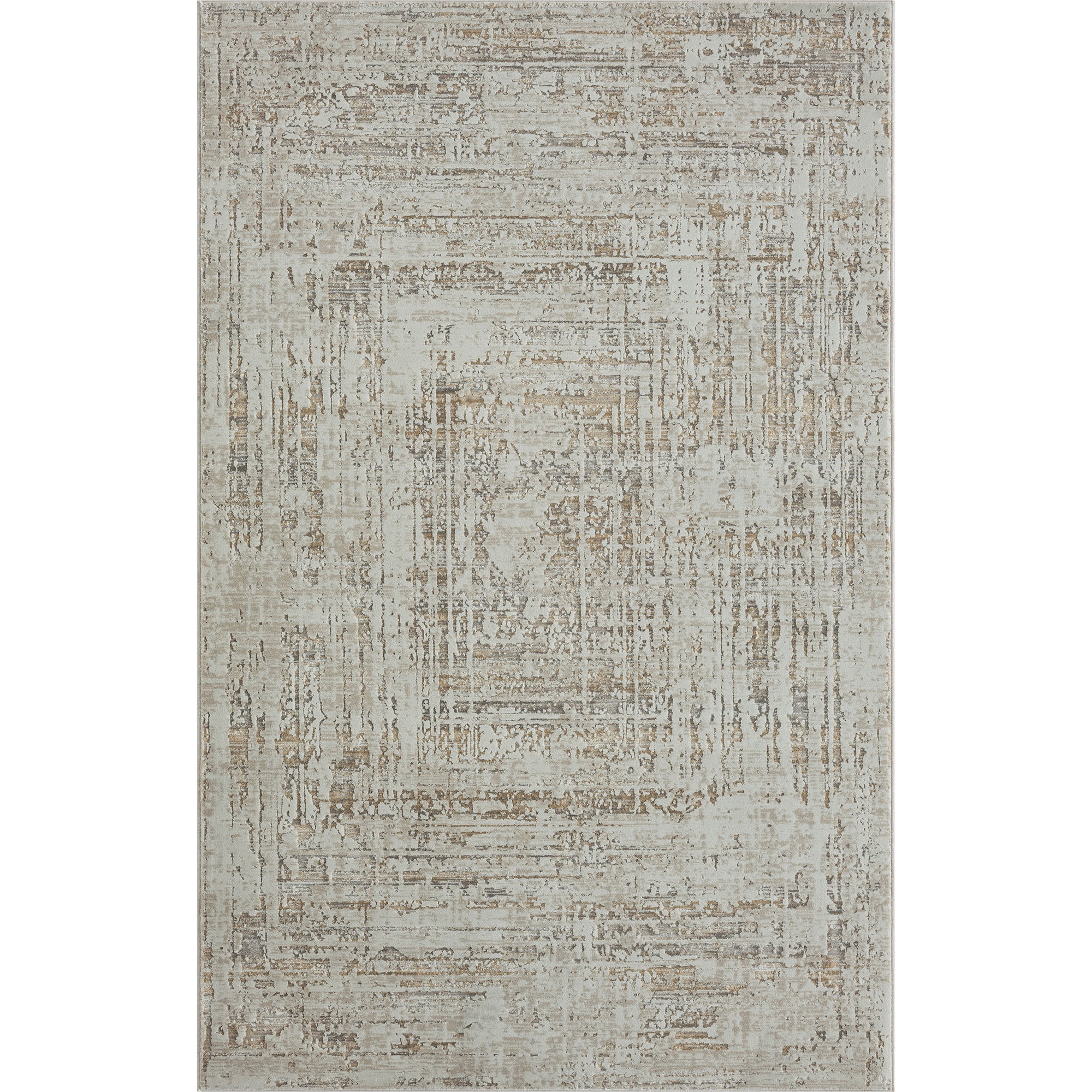 Sevita Westin Light Blue/Ivory Chevron PET Yarn Indoor/Outdoor Area Rug 5' x 7'