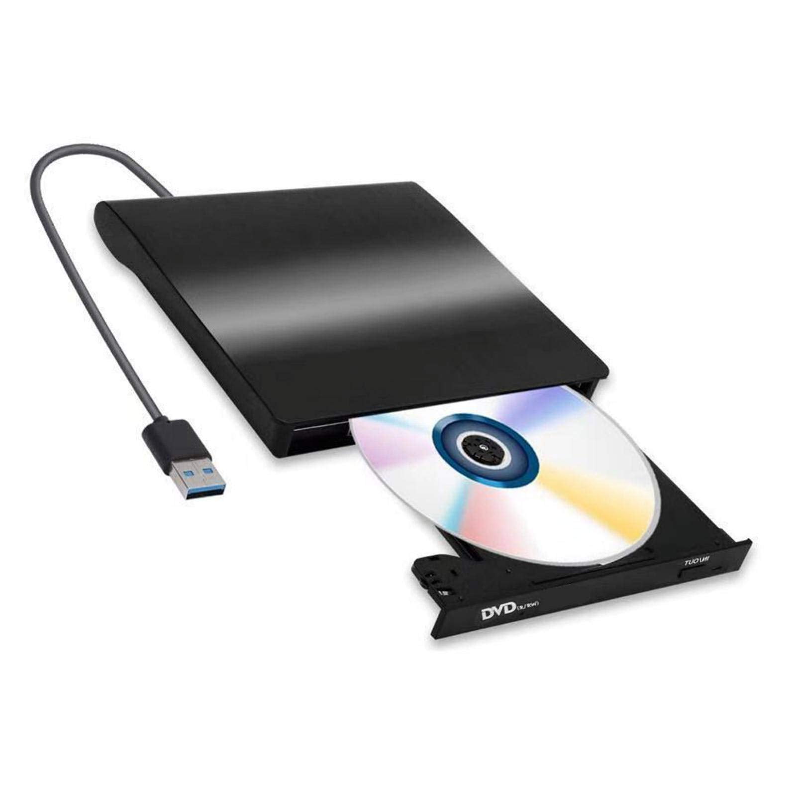 Unidad de CD/DVD externa para computadora portátil, USB 3.0 Unidad de ...