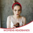 thumbnail image 4 of 4 Uds. Diademas para mujer, diademas para el pelo de Año Nuevo, tocado para chica adolescente, diademas anchas, diademas para lavar la cara, 4 of 4