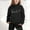 Black, variant on Stylish Lightweight Hoodie Sweatshirt and Long Pants Set for Girls - Trendy Kids Outfit for Casual Wear or School Days