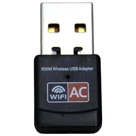 RIVEN- 802.11Ac 2.4G / 5Ghz 600Mbps Dual Band Wifi Usb Adapter Home Wireless Network