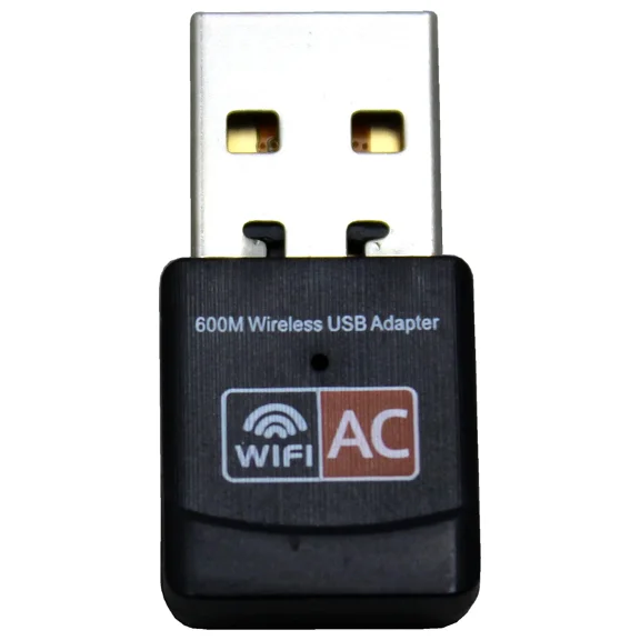 RIVEN- 802.11Ac 2.4G / 5Ghz 600Mbps Dual Band Wifi Usb Adapter Home Wireless Network