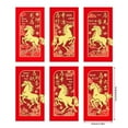 thumbnail image 3 of 6 Horse Envelopes, Chinese New Year Prosperity Gifts for Birthdays, Celebrations, Special Occasions, 3 of 9