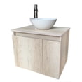 thumbnail image 1 of Mueble Gabinete DECOMOBIL para Baño con Lavamanos Y Monomando GABINETE 05 Encino Polar, 1 of 5