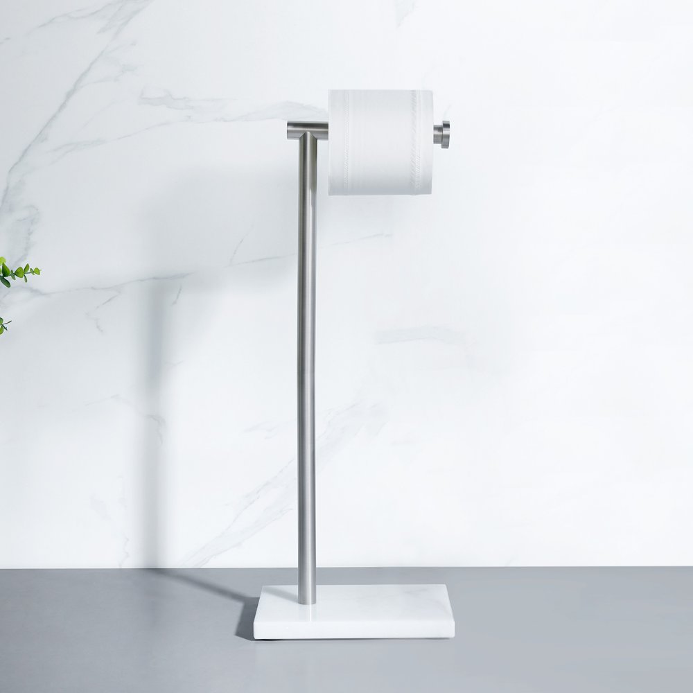 KES Freestanding Bathroom Tissue Roll Holder Toilet Paper Holder Stand