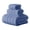 Blue, variant on Hitime Bath Towel Sets of 6 Pieces, 2 Bath Towels 2 Hand Towels 2 Washcloths, 100% Cotton Highly Absorbent Towels for Bathroom, Gym, Hotel