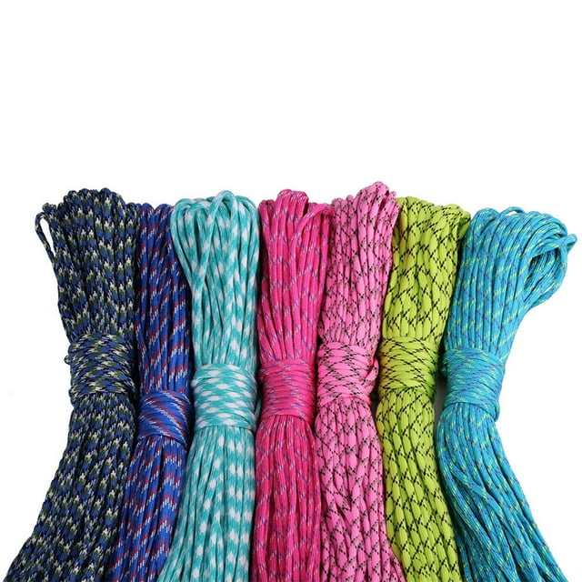 SPRING PARK 31M 7 Strand Cord Rope for Emergency, Hiking, Camping, Backpacking or Outdoor Survival