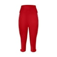 thumbnail image 3 of WILLBEST Leggings Deportivos Informales con Estampado de Rugby para Mujer, Pantalones de Yoga, Cintura Alta, Elásticos, para Correr, Gimnasio Y Fitness. Mediana, 3 of 3
