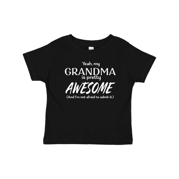 Inktastic Yeah My Grandma is Pretty Awesome Boys or Girls Baby T-Shirt