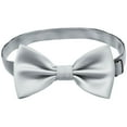thumbnail image 6 of Xfvqtps Boys Bow Tie Solid Color Bowties Adjustable Neckties for Uniform School Party Gray, 6 of 7