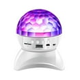 thumbnail image 4 of Led Disco Ball Bluetooth Speaker, 360 Degree Rotating, Creative Gift, Durable Abs, 3w, 100hz-20khz, Night Light11cmwhite, 4 of 5