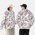 thumbnail image 6 of Haiem Rose Flowers UPF 50+ Fishing Shirts for Men Long Sleeve UV Sun Protection Hoodie Non-Mask Outdoor Hiking Shirts, 6 of 9