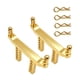 thumbnail image 2 of 2 piezas de soportes de carrocería RC 1:16, pilares de carcasa delantera y trasera, actualización de aleación de aluminio para camiones 16102Pro 16101 Oro, 2 of 8